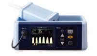 マウスピースを口に咥えて呼吸を6回繰り返すだけでEtCO2を簡単測定できるMC-500